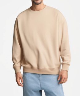 A basic, cheap unbranded grey pullover hoodie, offering a cost-effective blank canvas for bulk screen printing and private label branding.