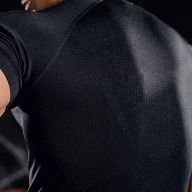 High-performance compression shirts featuring zero-chafe flatlock seams and seamless construction for maximum comfort during intense athletic training.